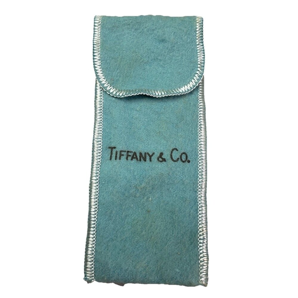 Tiffany & Co. 4” x 2" Vintage Anti Tarnish Jewelry EMPTY Pouch